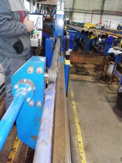 Установка шаблонирования НКТ штангового типа