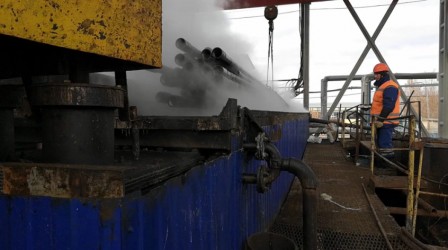 Мойка насосно-компрессорных труб (НКТ) активаторного типа