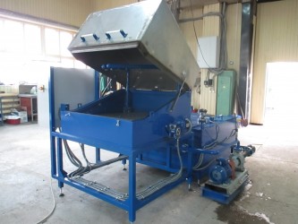 Мойка мелких деталей штанговых глубинных насосов ШГН карусельного типа