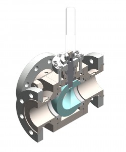 Кран шаровой трехходовой КШТ