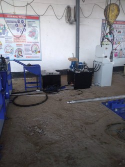 Установка гидроиспытаний штанговых глубинных насосов ШГН в сборе