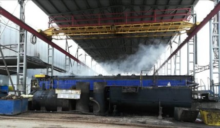 Мойка насосно-компрессорных труб (НКТ) активаторного типа