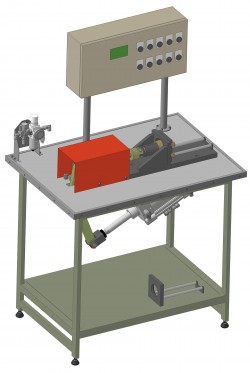 Установка контроля усилия срыва замковой опоры штанговых глубинных насосов ШГН