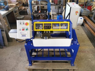 Установка срезки скребков-центраторов насосных штанг НШ